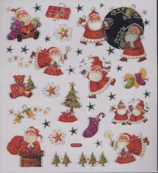Sticker / Aufkleber Weihnachtsmann